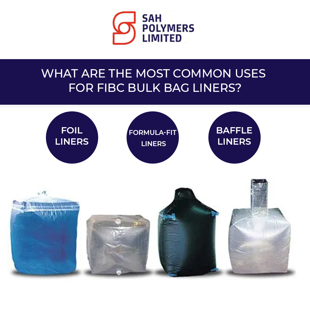 What are the most common uses for FIBC bulk bag liners